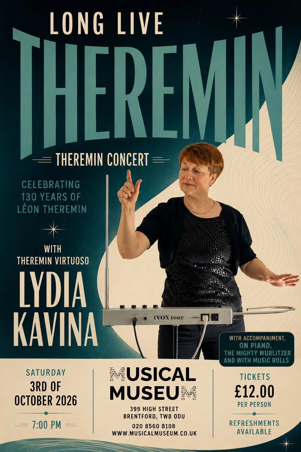 Concert With Theremin Virtuoso Lydia Kavina